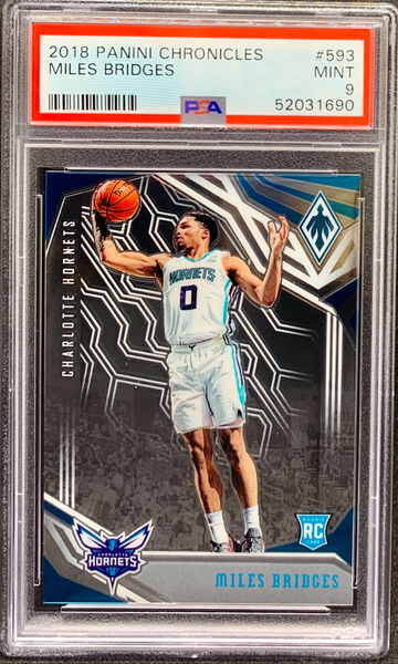 2018 Chronicles Miles Bridges Rookie MINT PSA 9 #593