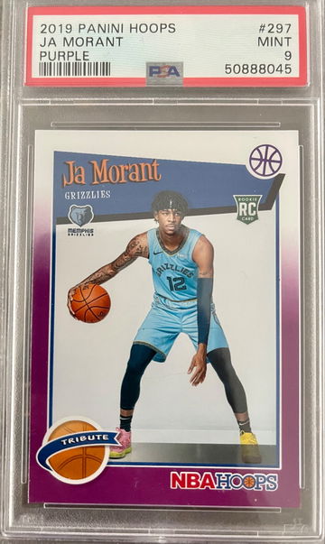 2019 Hoops Ja Morant Purple PSA 9! 🔥