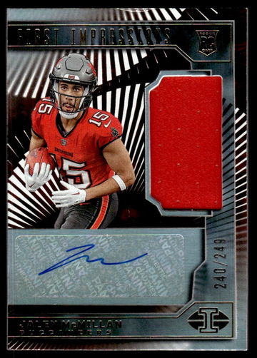 2024 Panini Illusions First Impressions Jalen McMillan #117 RC RPA /249
