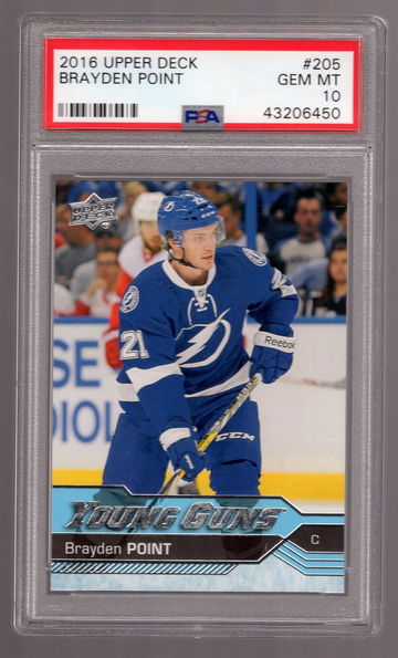 Brayden Point 2016-17 Upper Deck Young Guns RC
