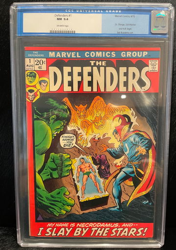 Defenders #1 CGC 9.4 old label!