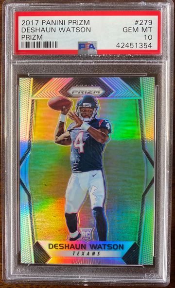 Deshaun Watson PSA 10 2017 Panini Prizm RC