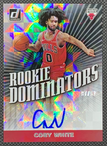 2019-20 Donruss Coby White Rookie Dominators Auto- #99