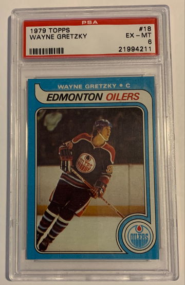 1979 Topps Wayne Gretzky RC PSA 6 - Sharp Corners!