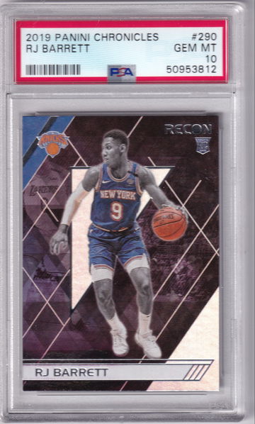 2019 Panini Chronicles RJ Barrett Recon #290 PSA 10