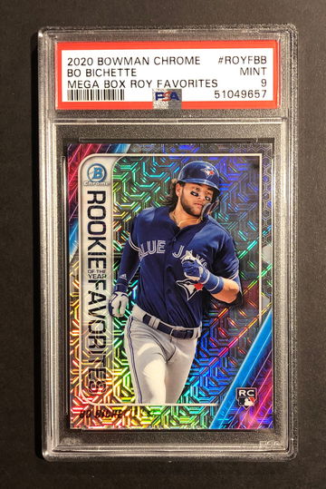 2020 Bowman Chrome Bo Bichette Mega Box PSA 9