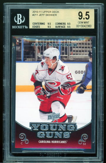 2010-11 Upper Deck Jeff Skinner BGS 9.5 Gem-Mint