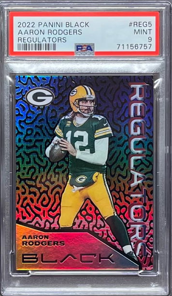2022 Panini Black Regulators Aaron Rodgers PSA 9