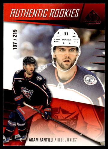 2023 Upper Deck SP Game Used Adam Fantilli #227 RC /219