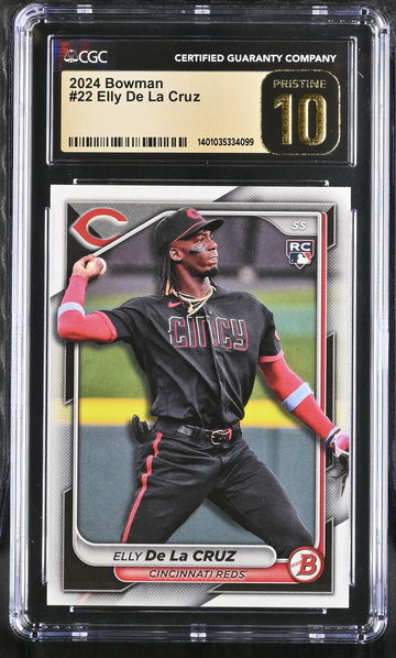 2024 BOWMAN ELLY DE LA CRUZ #22 CGC 10 BL.D1.15