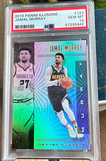 2019 Panini Illusions Jamal Murray #123 Denver Nuggets PSA 10 Gem Mint Nuggets! 