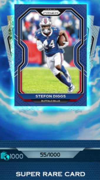 2020 Prizm Panini Blitz Blue Stefon Diggs /1000