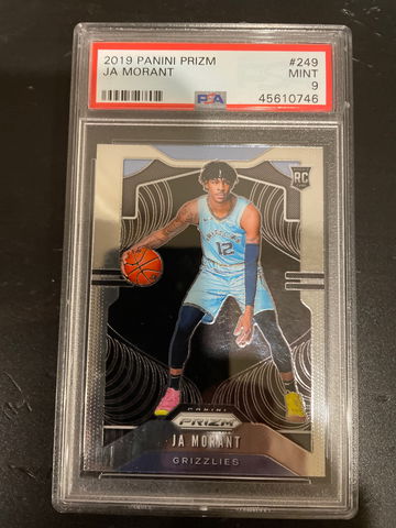 2019 Panini Prizm Ja Morant #249 PSA 9