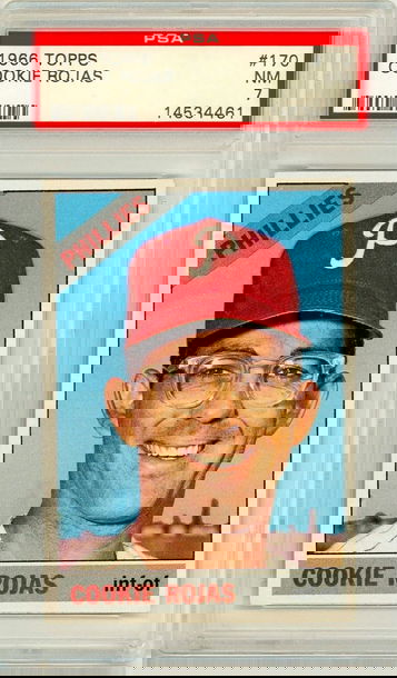 1966 Topps Cookie Rojas #170 PSA 7 P1356