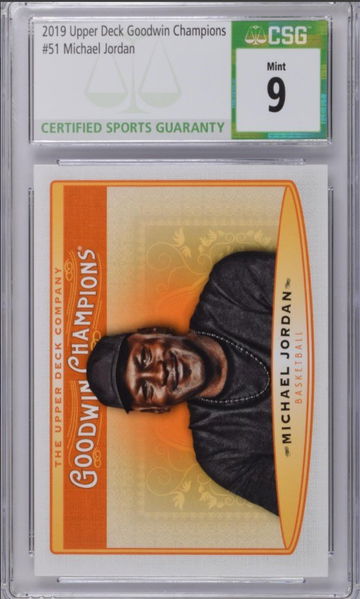 2019 Upper Deck Goodwin Champions 51 Michael Jordan CSG 9 Mint