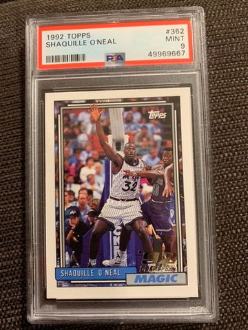 Psa 9 1992 Topps Shaquille O’Neal 