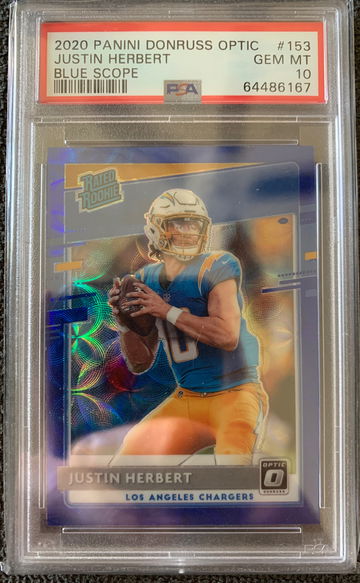 2020 Optic Justin herbert Blue scope