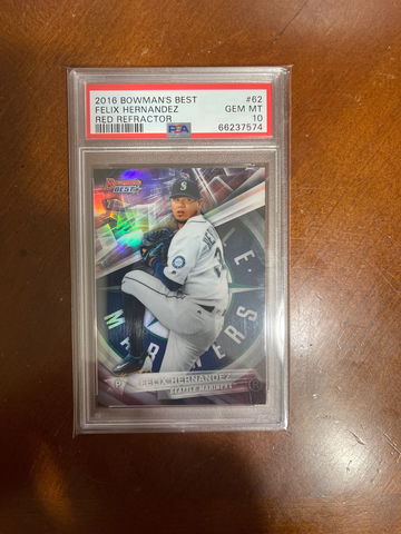 Felix Hernandez 2016 Bowman’s Best Red Refractor  2 / 5