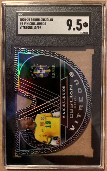 2020-21 Obsidian Vinicius Junior Vitreous /99 SGC 9.5
