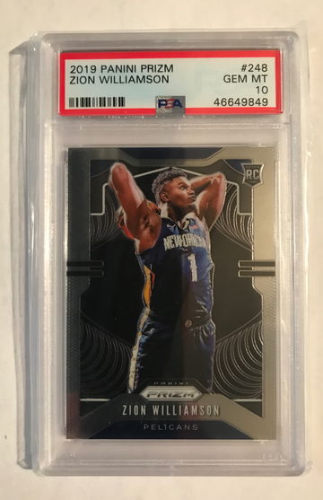 2019 PRIZM ZION WILLIAMSON PSA 10