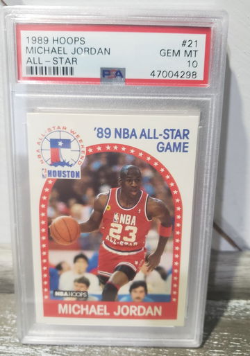 1989 Hoops Michael Jordan All-Star PSA 10