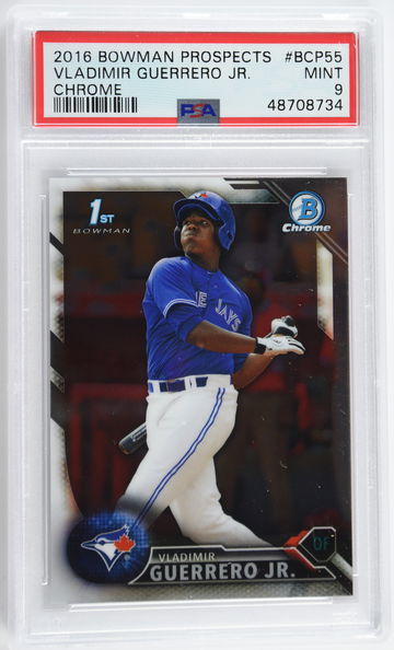 2016 Bowman Prospects Vladimir Guerrero Jr. Chrome PSA 9 #BCP55