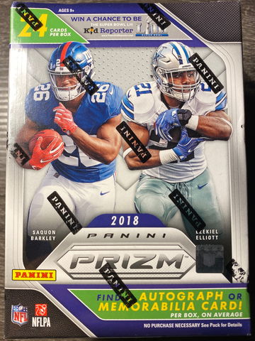 2018 Panini Prizm Football Blaster Box