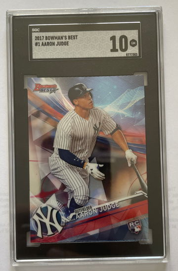 2017 Bowmans Best #1 Aaron Judge RC SGC 10