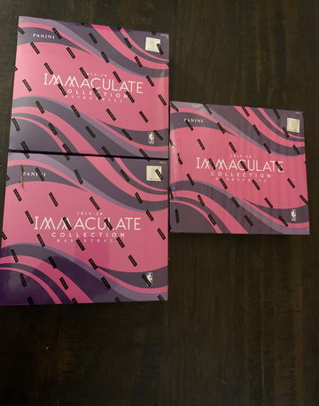 3x 2019-20 Immaculate Hobby Box lot 
