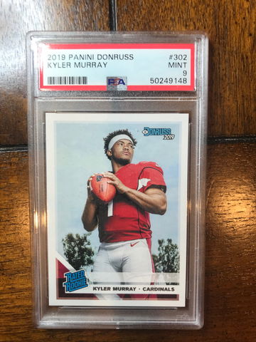 2019 donruss Kyler murray RC psa 9 #302