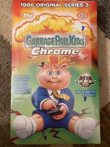 2020 Topps Chrome Garbage Pail Kids Hobby Box