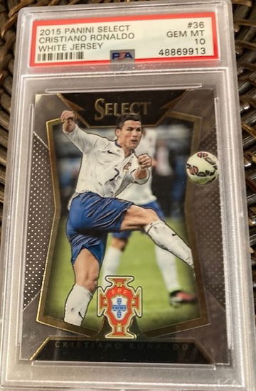 2015 Select Cristiano Ronaldo #36 PSA 10
