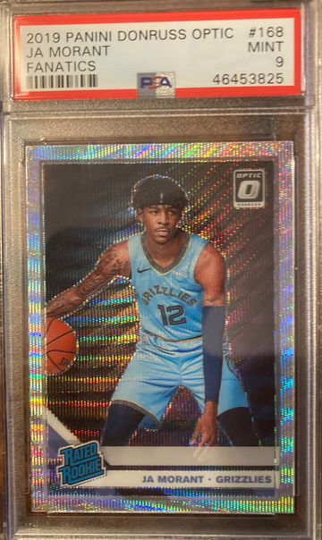 2019 Panini Donruss Optic Ja Morant Fanatics #168 PSA 9