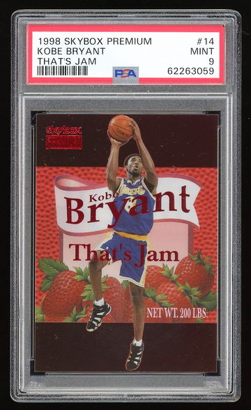 1998 Kobe Bryant Skybox Premium That's Jam #14 PSA 9