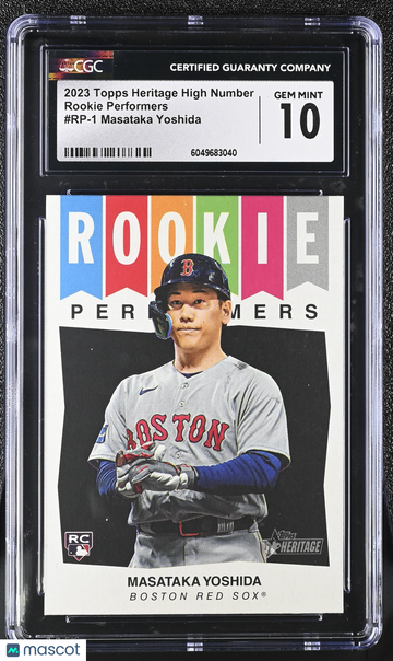 2023 Topps Heritage High Number Masataka Yoshida #RP-1 Rookie Performers CGC 10