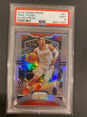 Trae Young Silver Prizm 