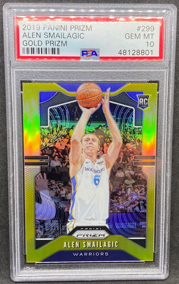 Alen Smailagic gold prizm /10
