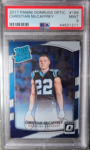 2017 Donruss Optic Christian Mccaffrey 