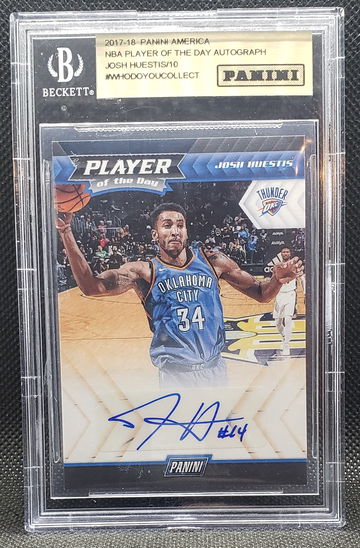 2017-18 Panini America ayer Of The Day Josh Huestis Auto /10