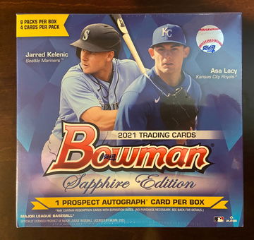 2021 Bowman Sapphire Edition Box