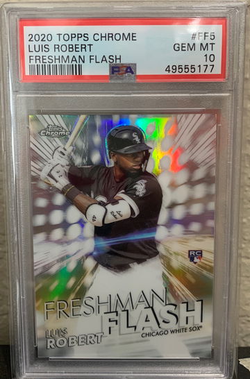 2020 Topps Chrome Luis Robert Freshman Flash