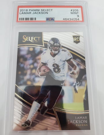 Lamar Jackson 2018 Select Field Level PSA 9