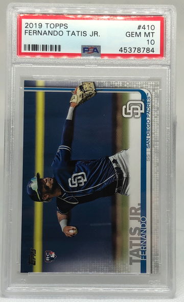 Fernando Tatis Jr 2019 Topps Series 2 #410 PSA 10