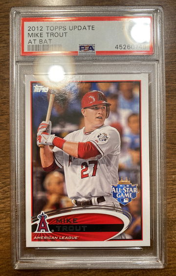 Mike Trout 2012 topps update 