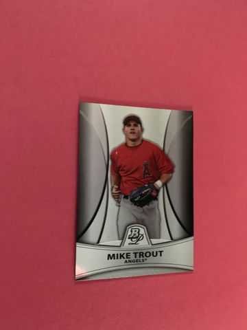 Mike Trout 2010 Bowman Platinum RC