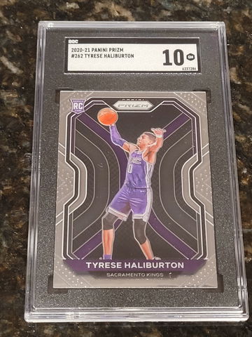 2021 Prizm Tyrese Haliburton Rookie RC #262  PSA 10
