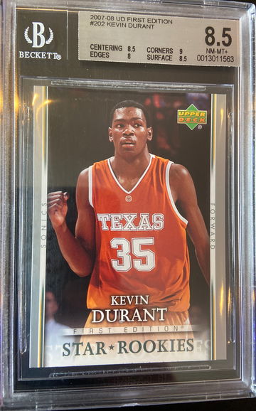 2007 Kevin Durant First Edition ROOKIE  BGS 8.5
