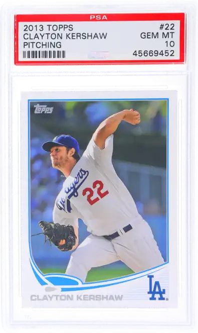 2013 Topps Clayton Kershaw #22 PSA 10