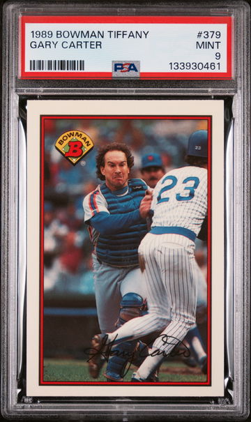 1989 Bowman Tiffany Gary Carter #379 /6000 PSA 9