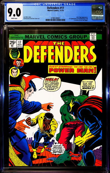 Marvel Defenders #17 🔥 1st appearance of Wrecking Crew 🔥 CGC 9.0 - White Pages